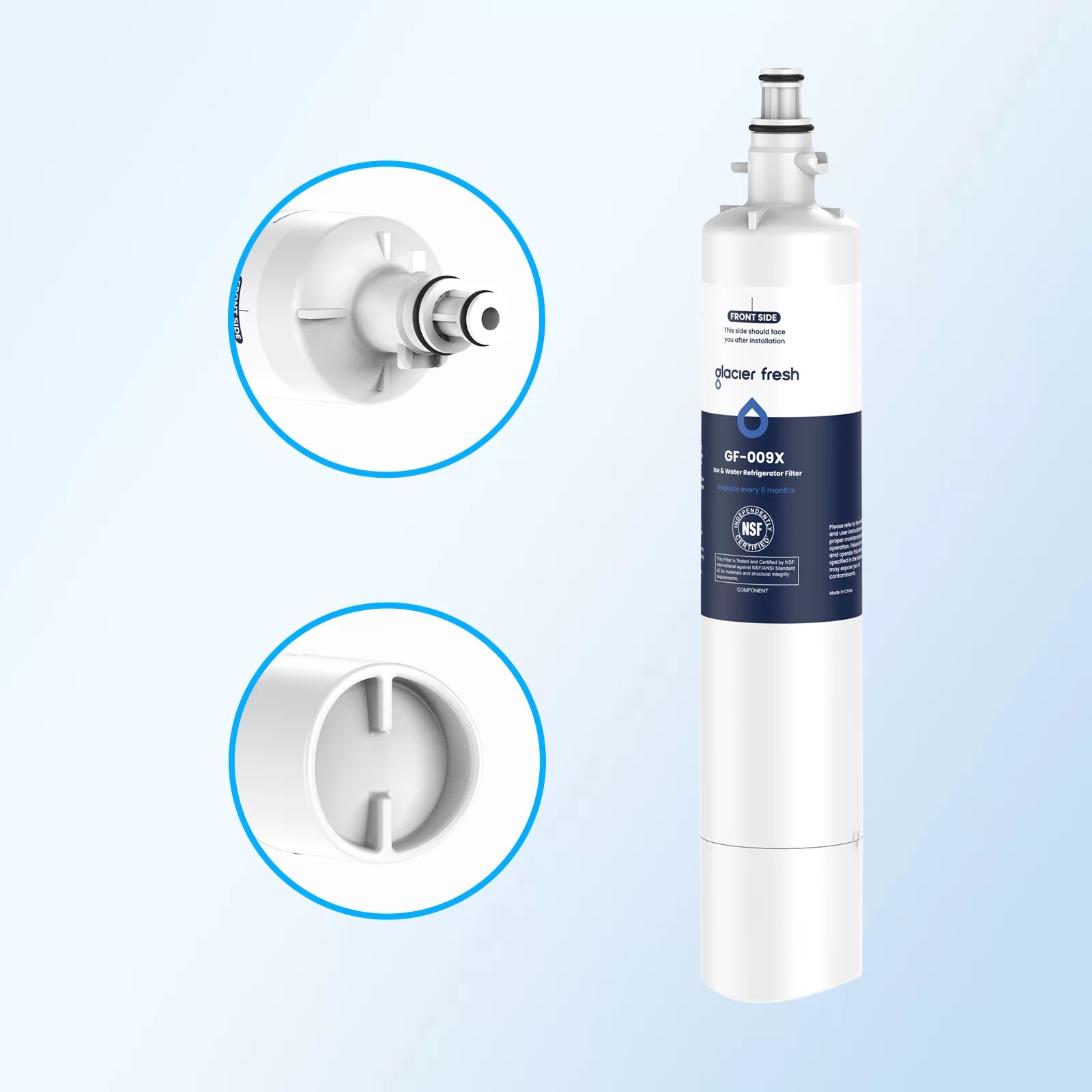 Glacier Fresh Compatible with GE RPWFE Refrigerator Water Filter (with Chip)