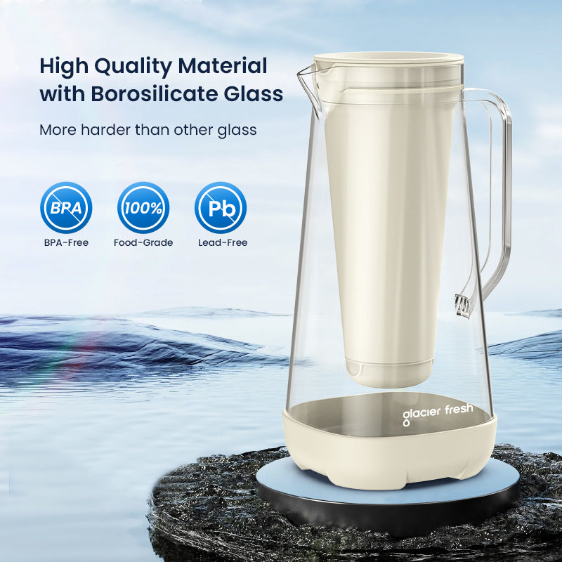 Purela P01 Wasserkrug 7 Tassen mit Membran und Aktivkohlefilter
