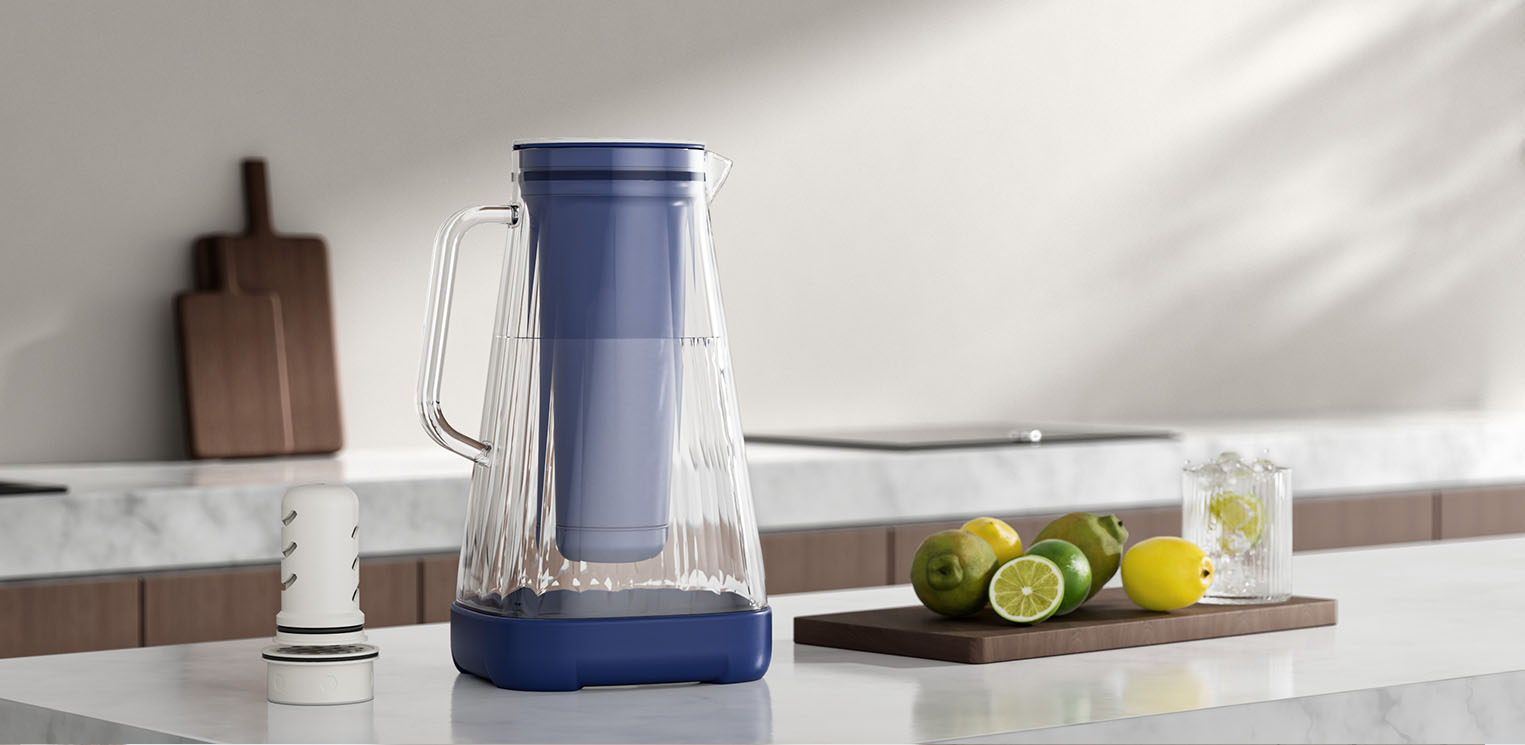 purela glass water filter pitcher 10 cup