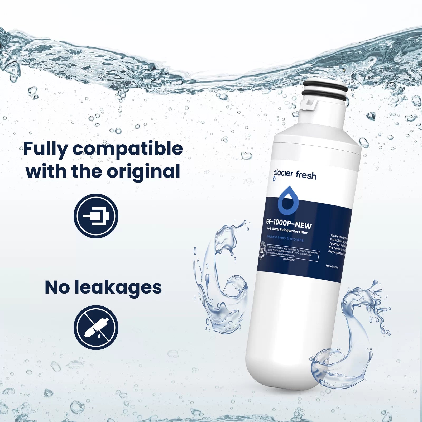 3-Pack LT1000P, LT1000PC, LT1000P/PC/PCS Water Filter by Glacier Fresh