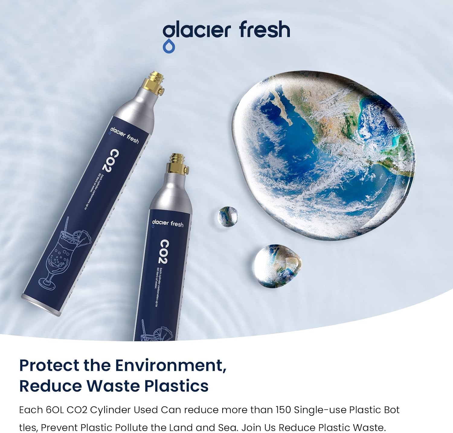 Glacier Fresh CO2 Gas Canister