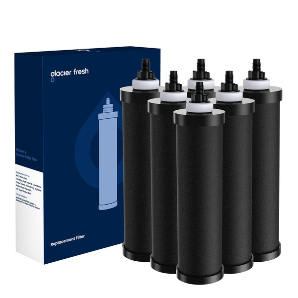 Austausch für das Wasserfiltersystem für das Schwerkraft mit dem Schwerkraft, das 2,25 g Edelstahlsystem mit 6 Filtern, einen Zapfen des Metallwasserstands und der Ständer