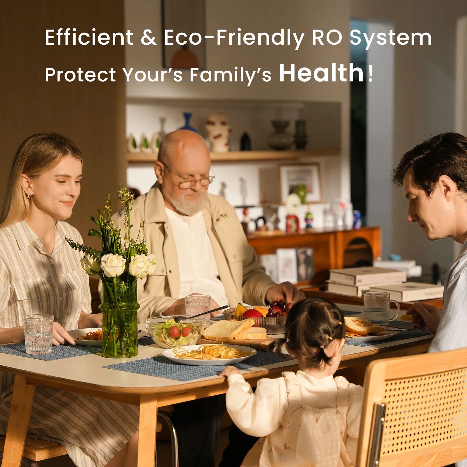 GlacierFresh 800GPD Reverse Osmosis System, Undersink RO System-U03