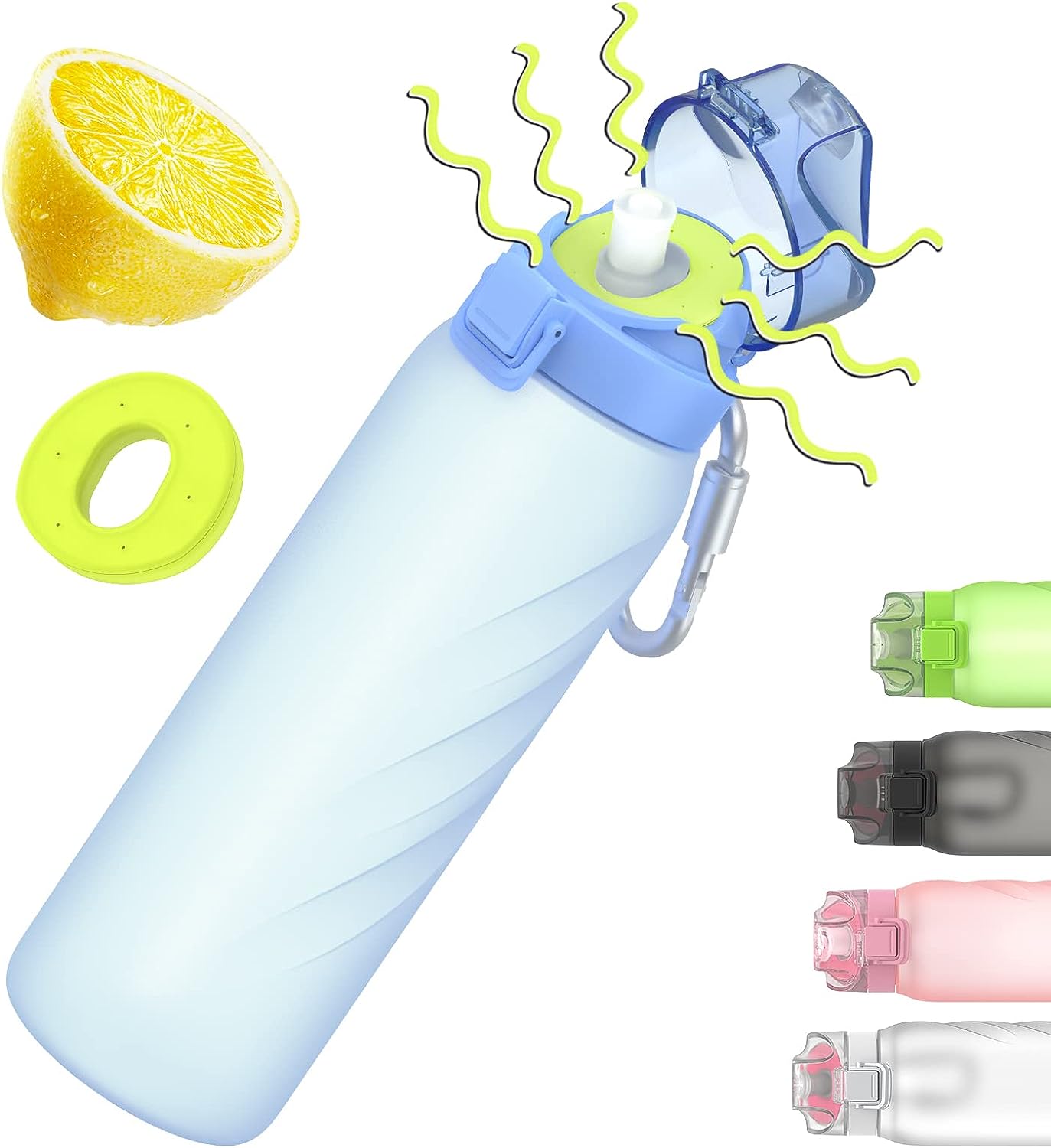 JMEY-Flasche mit Aromakapseln, 32 oz Duftwasserbecher mit Strohhalm – BPA-frei, auslaufsicher, geeignet für Reisen, Fitnessstudio, Zuhause, im Freien und in der Schule