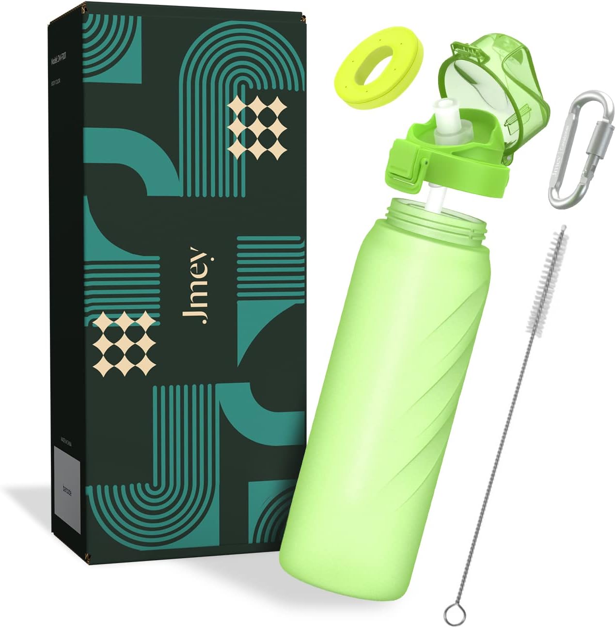 JMEY-Flasche mit Aromakapseln, 32 oz Duftwasserbecher mit Strohhalm – BPA-frei, auslaufsicher, geeignet für Reisen, Fitnessstudio, Zuhause, im Freien und in der Schule
