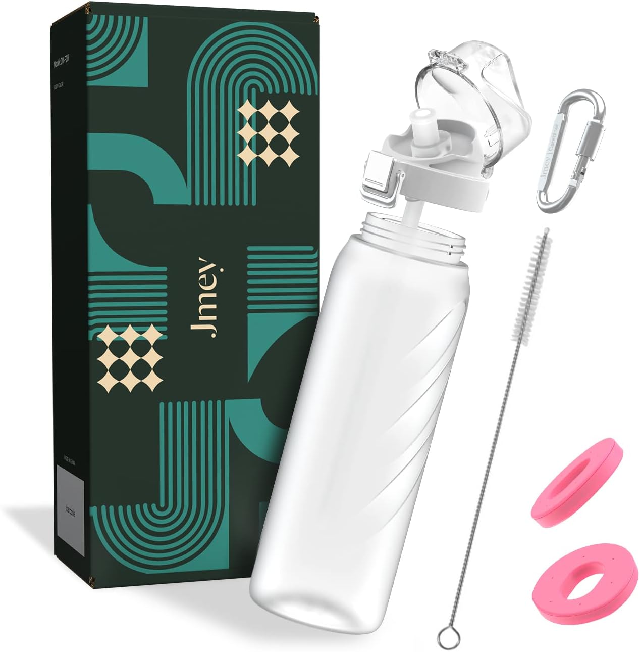 JMEY-Flasche mit Aromakapseln, 32 oz Duftwasserbecher mit Strohhalm – BPA-frei, auslaufsicher, geeignet für Reisen, Fitnessstudio, Zuhause, im Freien und in der Schule