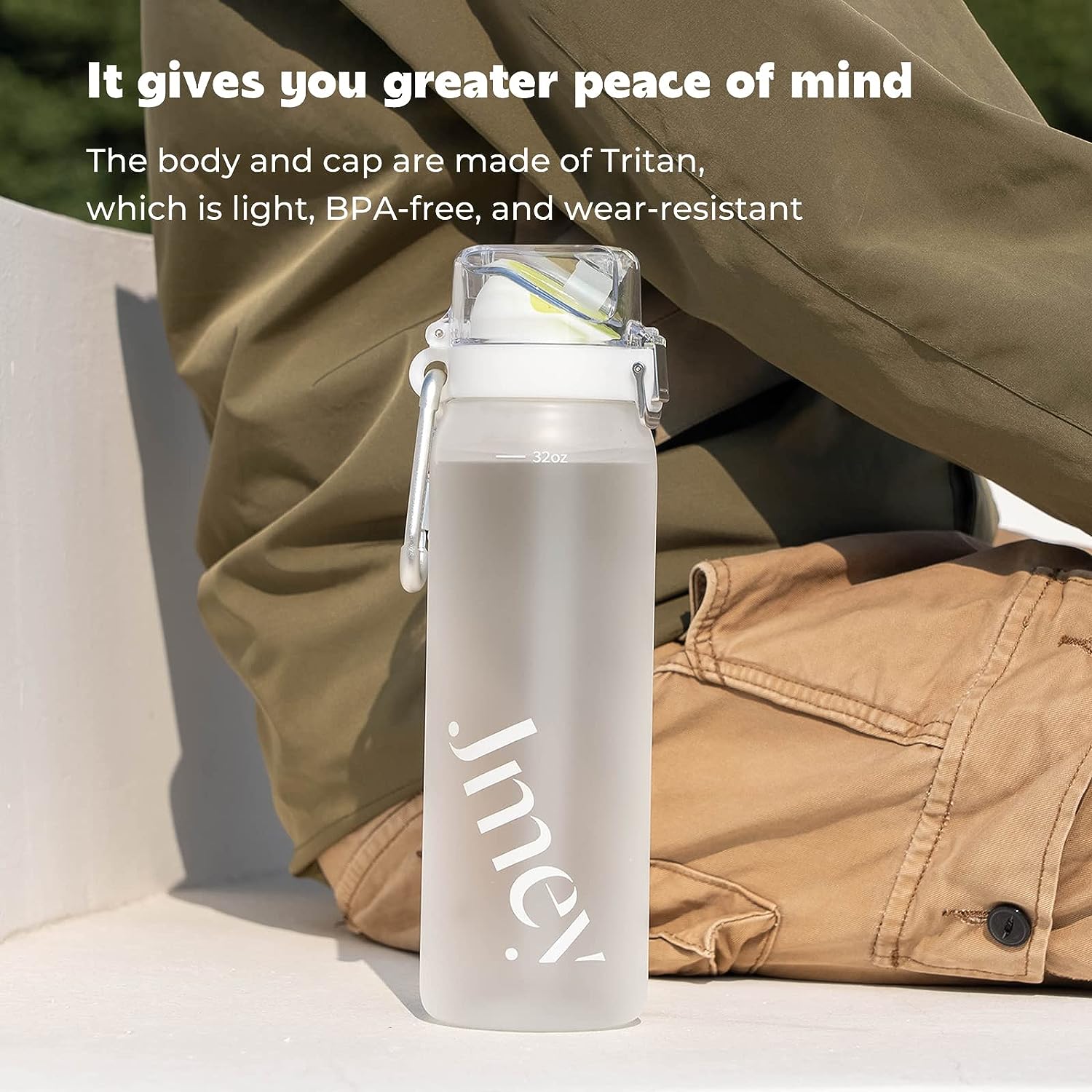 JMEY-Flasche mit Aromakapseln, 32 oz Duftwasserbecher mit Strohhalm – BPA-frei, auslaufsicher, geeignet für Reisen, Fitnessstudio, Zuhause, im Freien und in der Schule