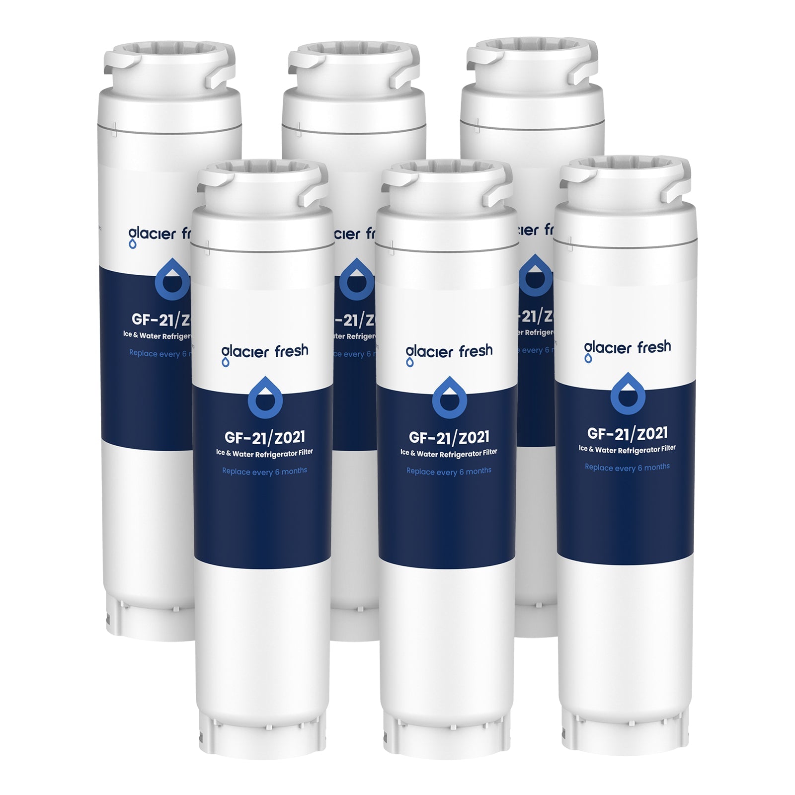 Glacier Fresh Replacement for Bosch 644845, 9000077104, Ultra Clarity REPLFLTR10 Refrigerator Water Filter, 3-Pack