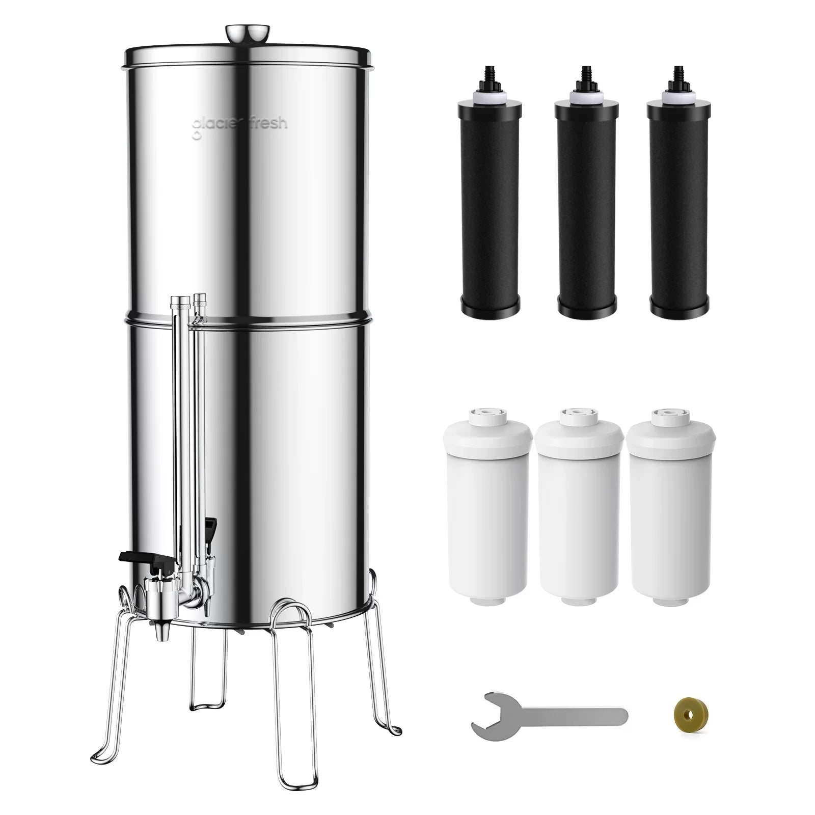 NEW!!Big Berkey gravity fed newest water filters 2 set