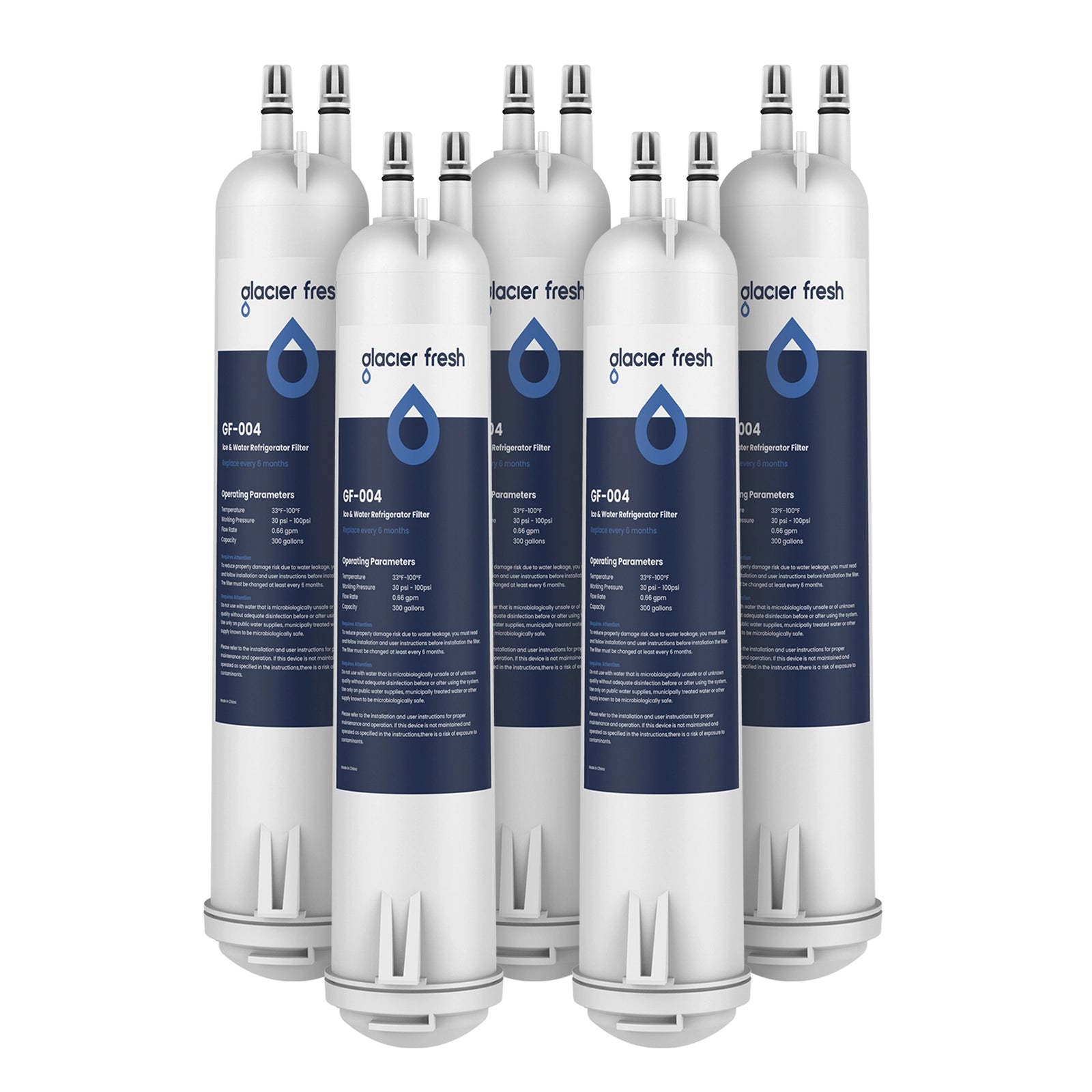 Glacierfresh Replacement for 4396841,  Filter 3, EDR3RXD1, 4396710, 46-9083, 46-9030, Refrigerator Water Filter