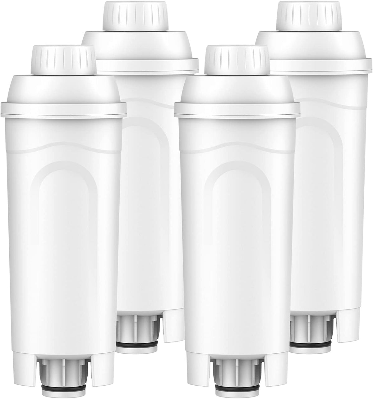 Glacier Fresh Coffee Filter Water Filter Compatible with DeLonghi DLSC002 4-Pack
