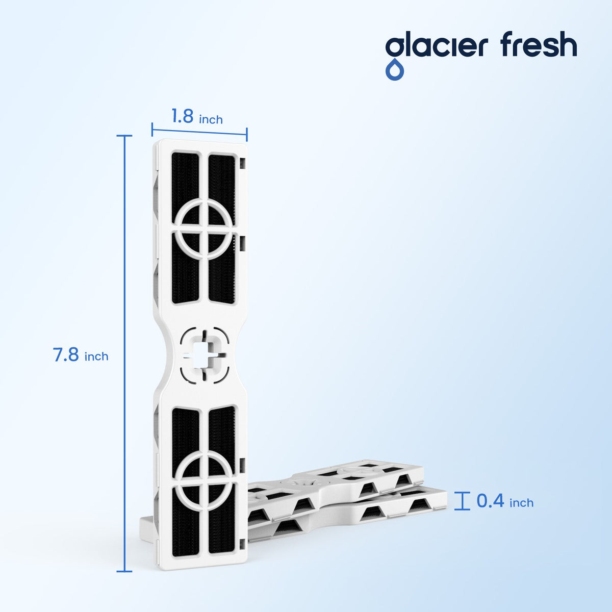 Glacier Fresh Replacement for Frigidaire FRGPAAF2 PureAir Air Filter, 2-Pack