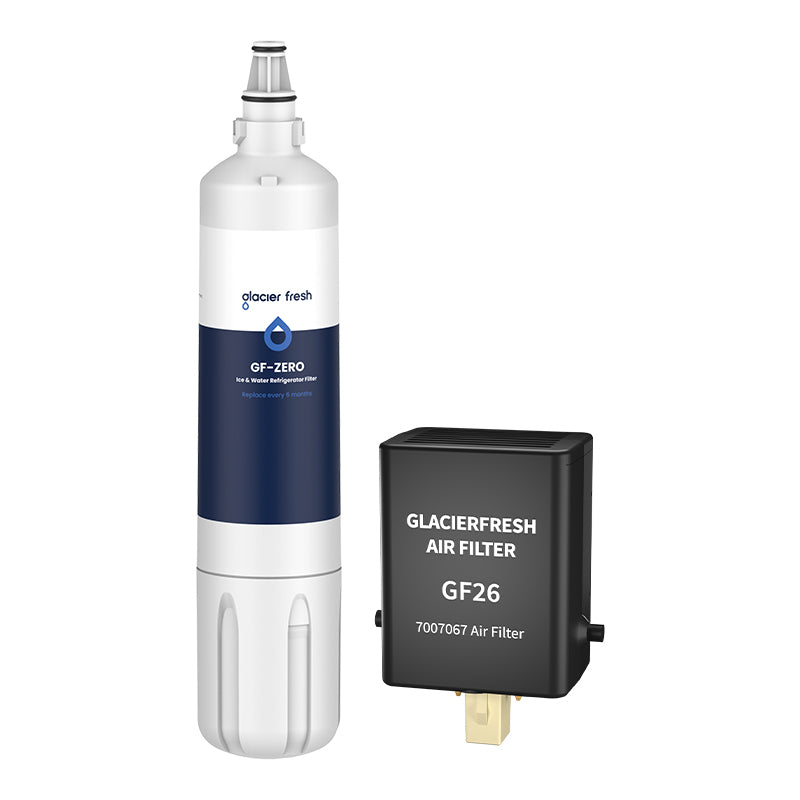 Glacierfresh 4204490 Wasserfilter und 7007067 Luftreinigungskartusche Combo Pack