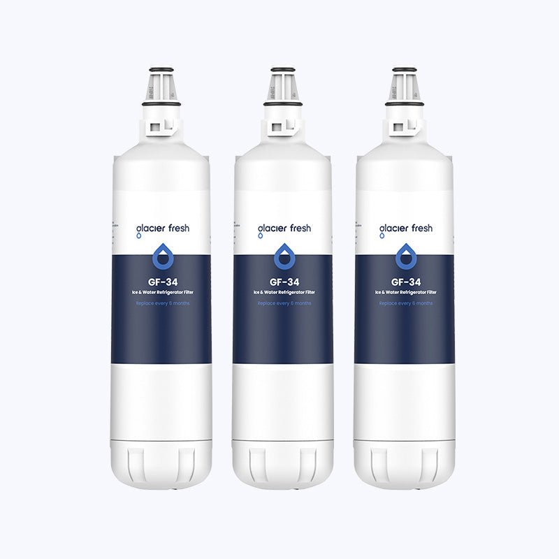Glacier Fresh Ersatz für Sub-Zero 7012333, UC-15I Eisbereiter-Wasserfilter, 2er-Pack
