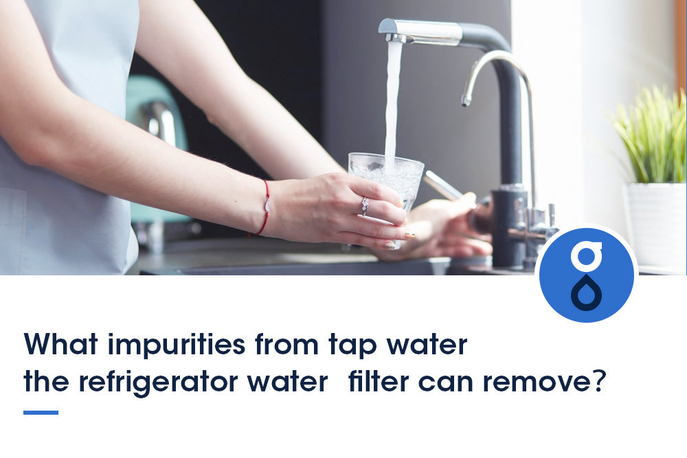 What impurities in tap water the refrigerator water filter can remove?