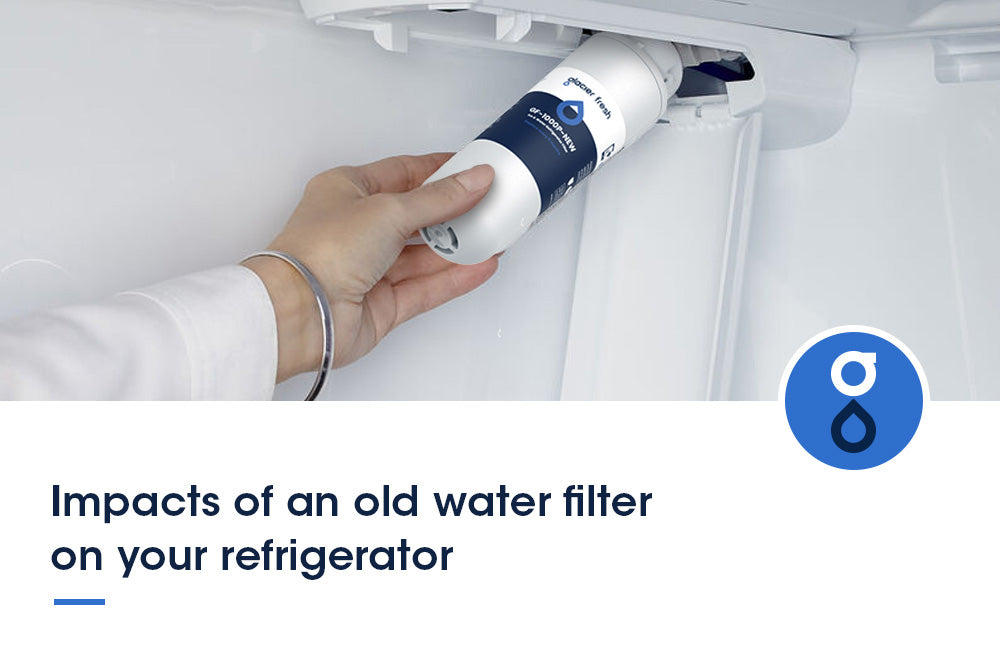 Impacts of an old water filter on your refrigerator