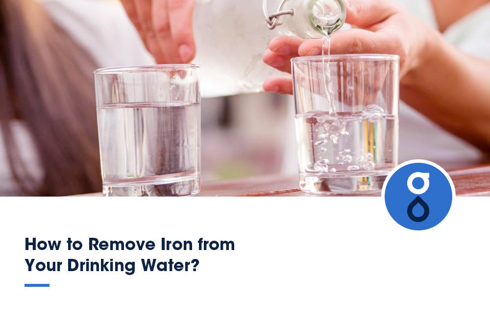 Image with the title "How to Remove Iron from Your Drinking Water?"