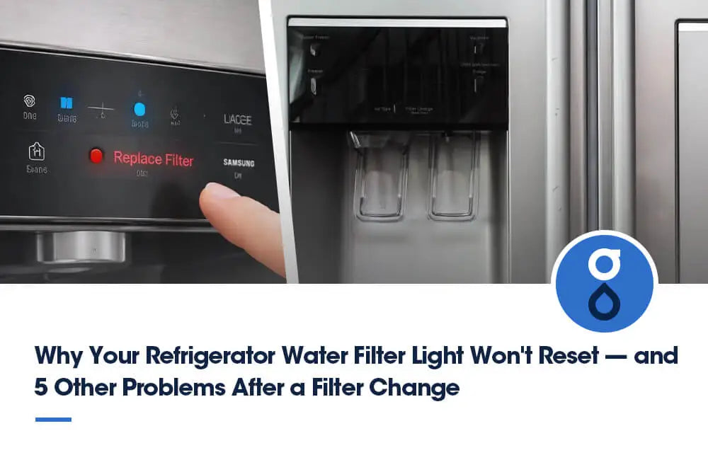 Why Your Refrigerator Water Filter Light Won't Reset?