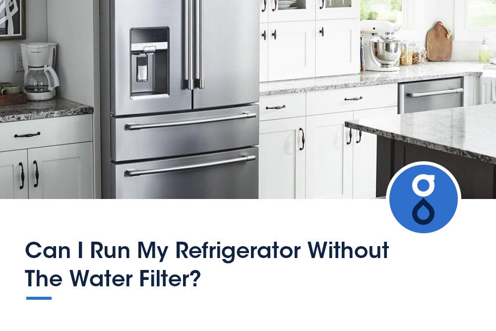 Can I Run My Refrigerator Without The Water Filter?