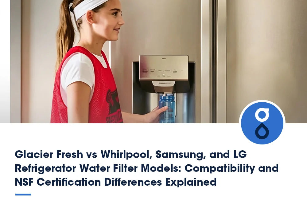 Glacier Fresh vs Whirlpool, Samsung, and LG Refrigerator Water Filter Models: Compatibility and NSF Certification Differences Explained