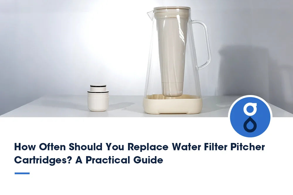 Glacier Fresh glass water filter pitcher