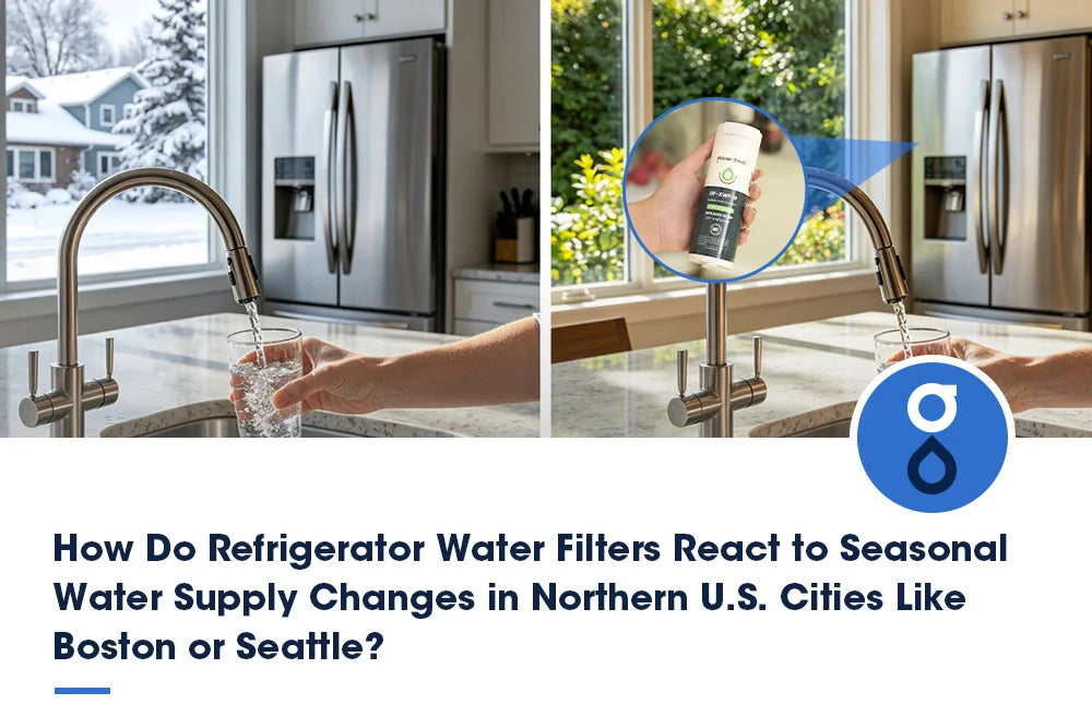 How Do Refrigerator Water Filters React to Seasonal Water Supply Changes in Northern U.S. Cities Like Boston or Seattle?
