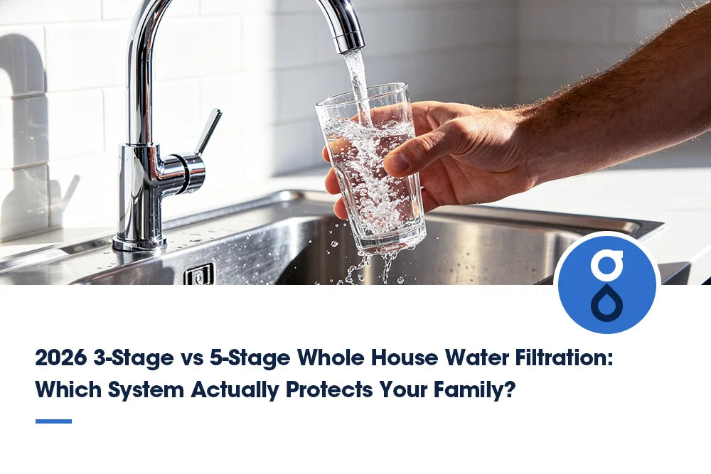 2026 3-Stage vs 5-Stage Whole House Water Filtration: Which System Actually Protects Your Family?
