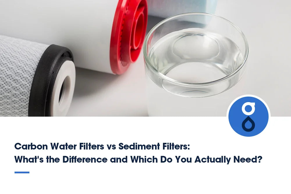 Carbon Water Filters vs Sediment Filters: What's the Difference and Which Do You Actually Need?