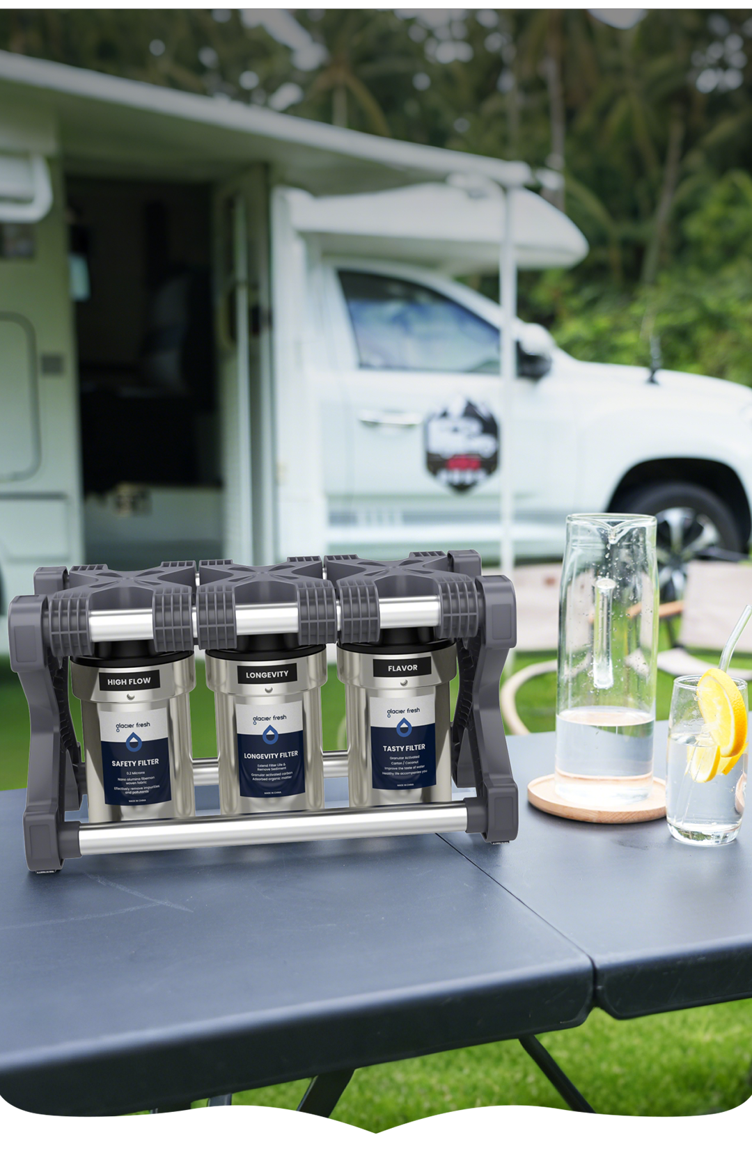 Clearly Filtered Rv Water Filter Rv Water Filter | Camper Water Filter | Glacier