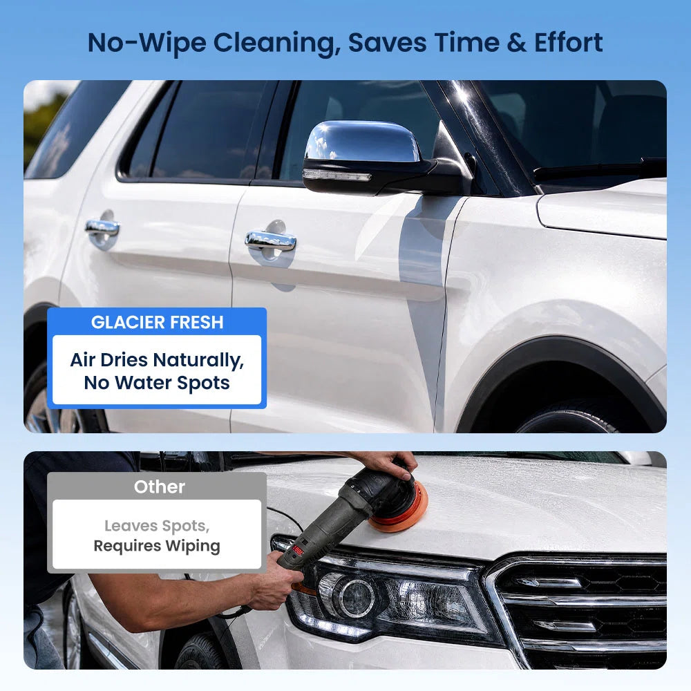 GlacierFresh Spotless Car Wash System with Resin 丨Portable Water Filter for Spot-Free Car, RV, Motorcycle
