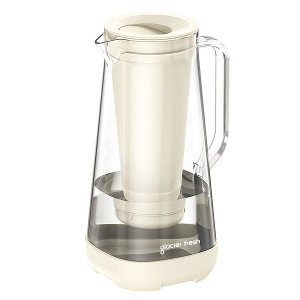 Glacierfresh Wasserkrug 7 Tassen mit Membran und Aktivkohlefilter