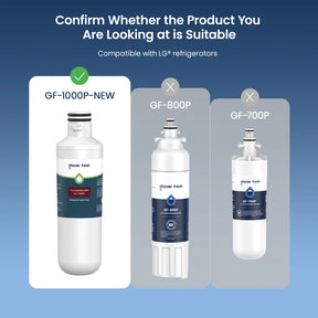 NSF IAPMO 53 Certified GF1000P Filter Replacement for LG LT1000P & ADQ747935 Water Filter