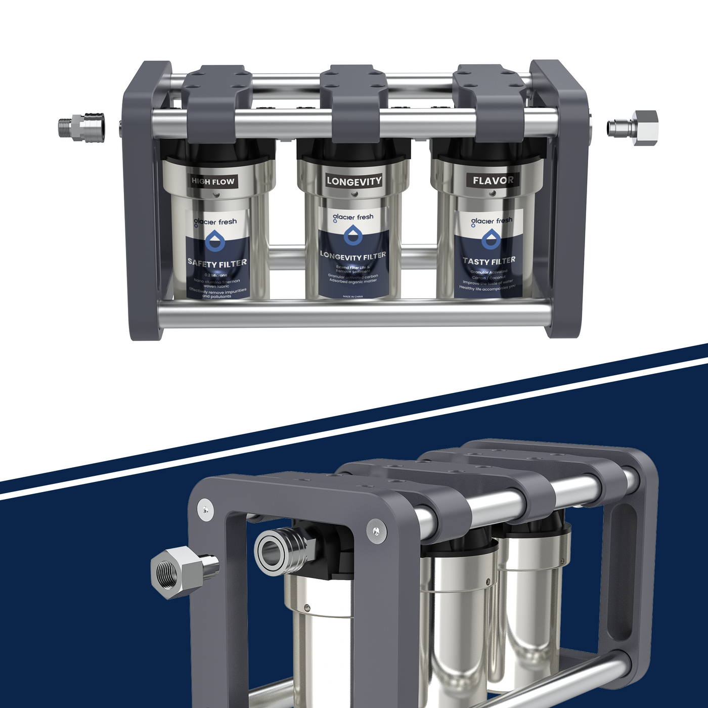 Clearly Filtered Rv Water Filter Premium RV Water Filtration System | Clean & Safe Drinking Water