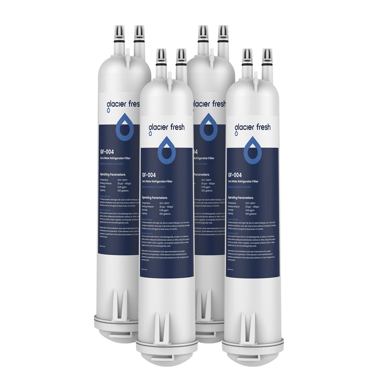 Glacierfresh Replacement for 4396841,  Filter 3, EDR3RXD1, 4396710, 46-9083, 46-9030, Refrigerator Water Filter