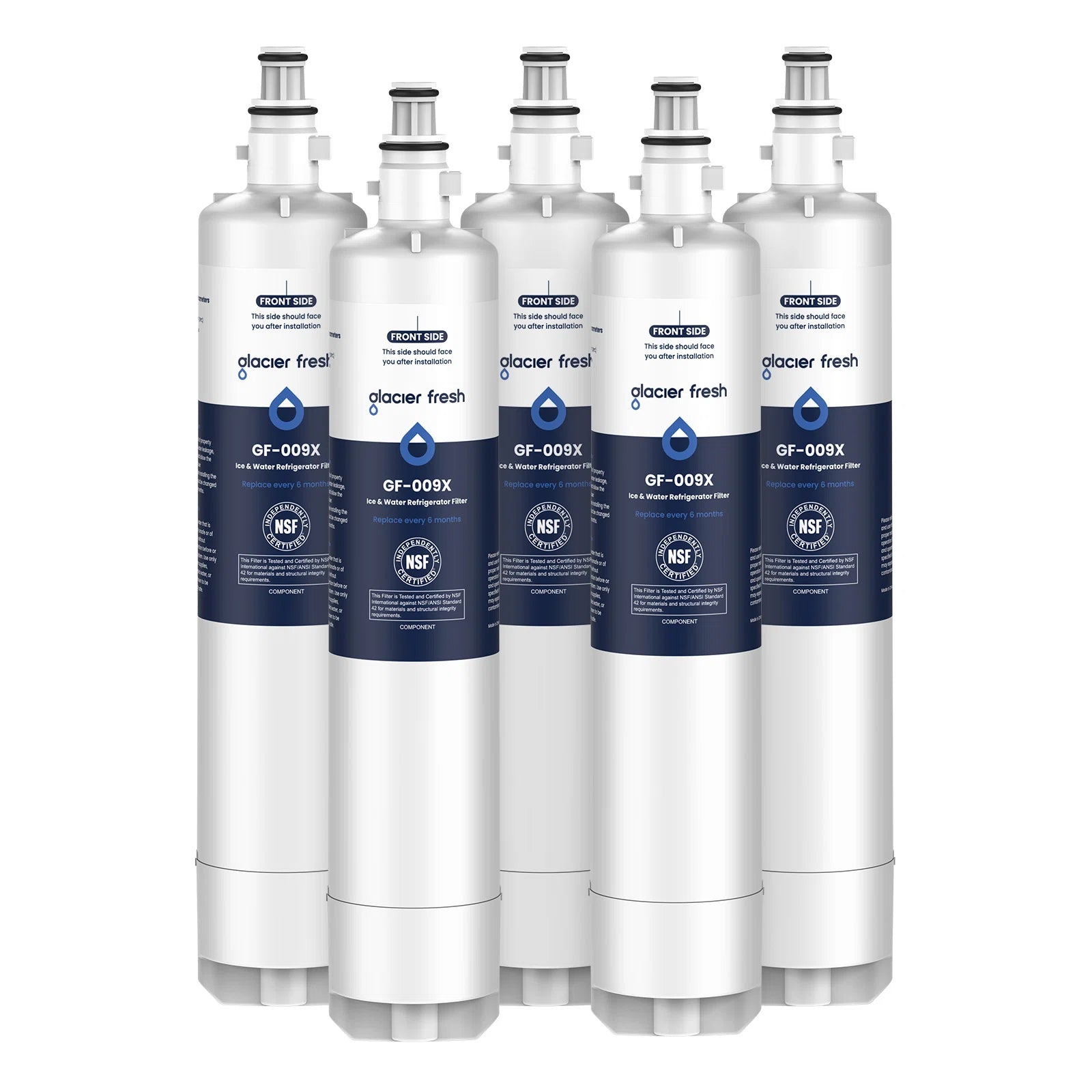 GlacierFresh GF RPWFE Water Filter Compatible With GE RPWFE Water Filter - NSF Certified with RFID Chip