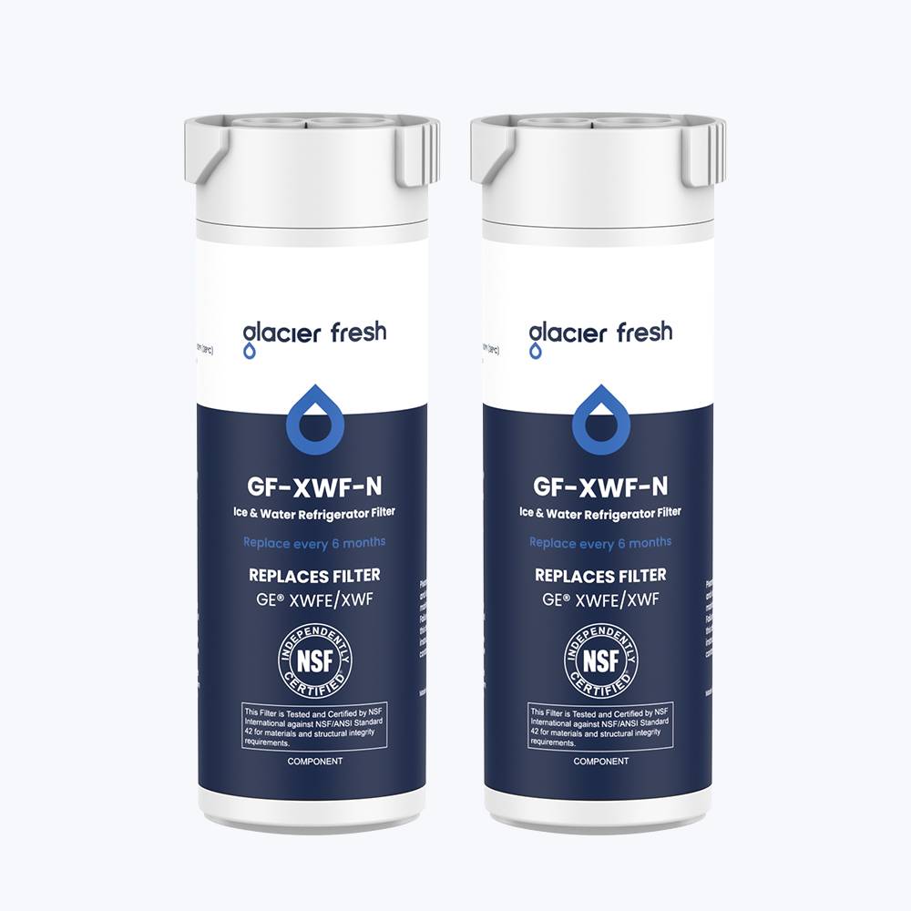 Glacier Fresh Compatible with GE XWFE Refrigerator Water Filter(with chip)