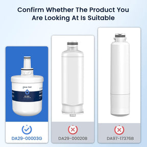 DA29-00003B, DA29-00003A Replacement Refrigerator Water Filter by Glacier Fresh, 3-Pack
