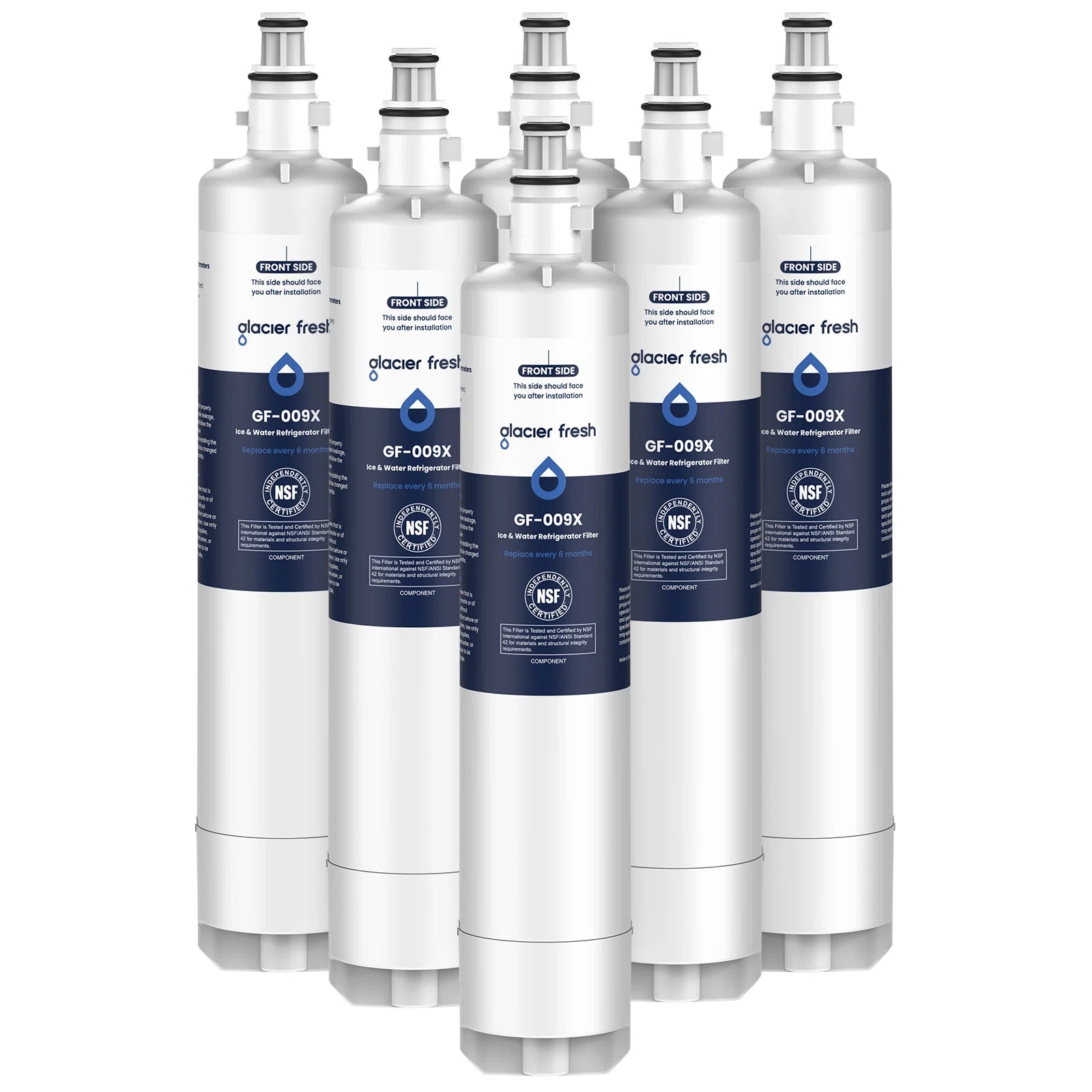 GlacierFresh GF RPWFE Water Filter Compatible With GE RPWFE Water Filter - NSF Certified with RFID Chip