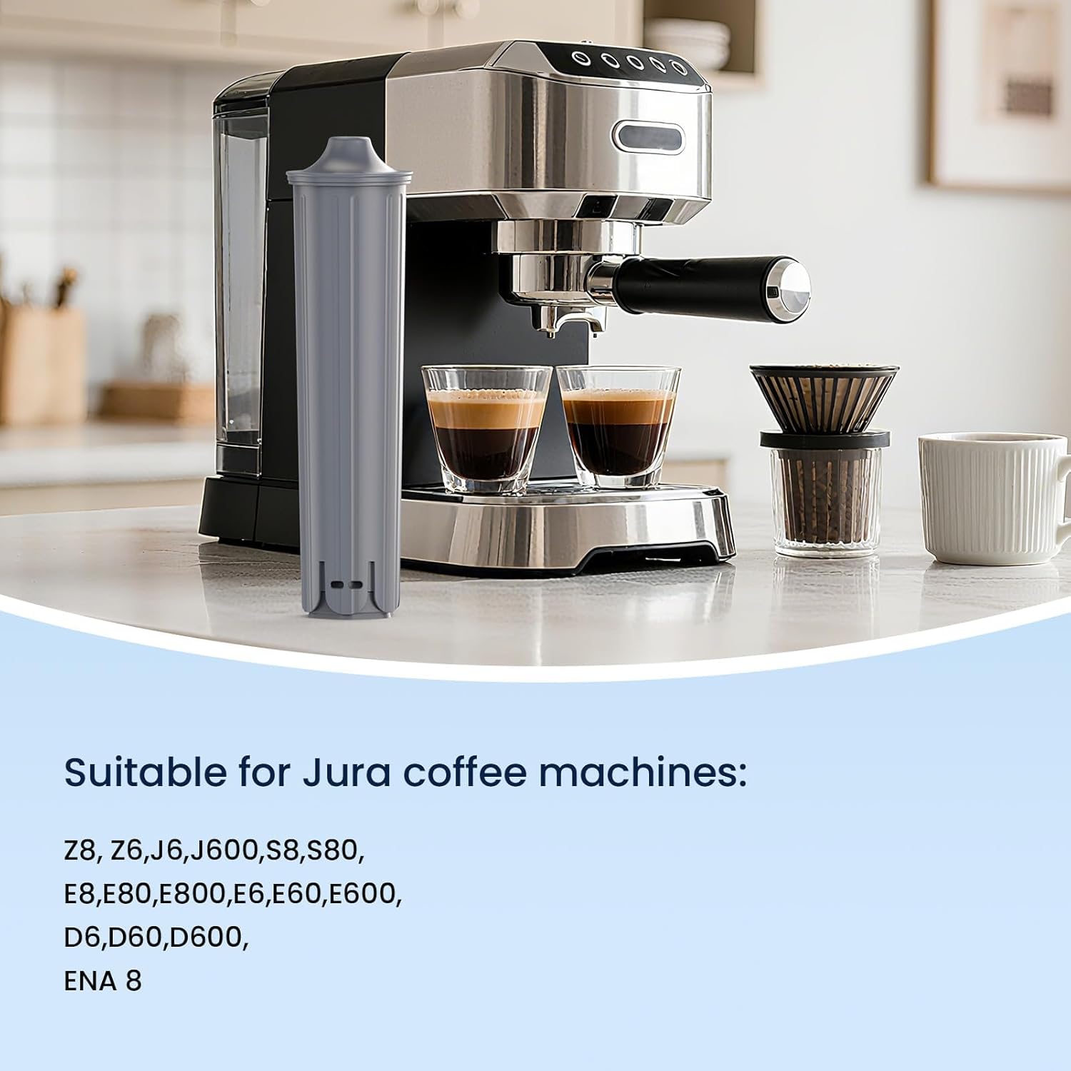Replacement for Jura® Clearyl/Claris Smart+ Water Filter (with RFID chip)