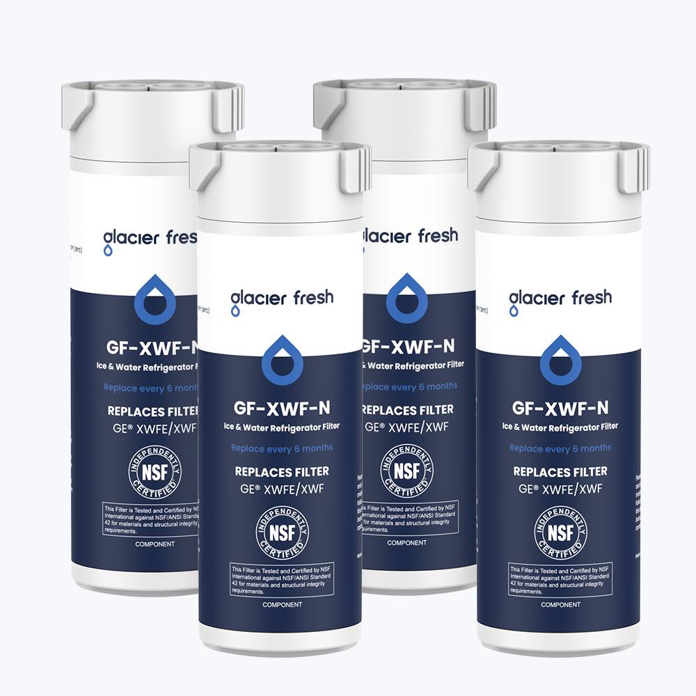 Glacier Fresh Compatible with GE XWFE Refrigerator Water Filter(with chip)