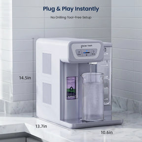 GlacierFresh Coolon Cold Water Dispenser, Countertop Water Purifier
