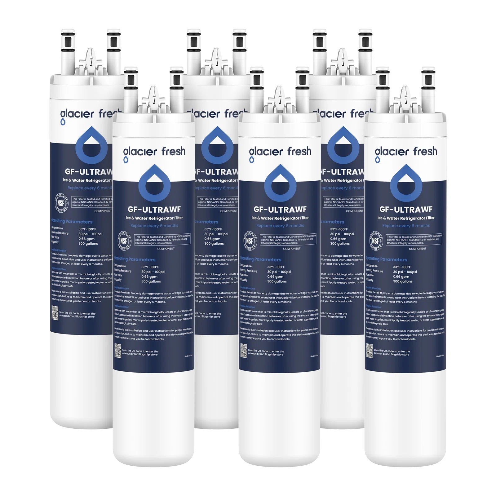 GlacierFresh Replacement for Frigidaire Ultrawf,Pure Source Ultra, Kenmore 9999 Water Filter