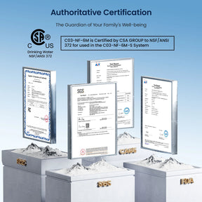 GlacierFresh Countertop Water Filter System, Cold Water Filter System: Instant Chilled & Pure Mineral Water