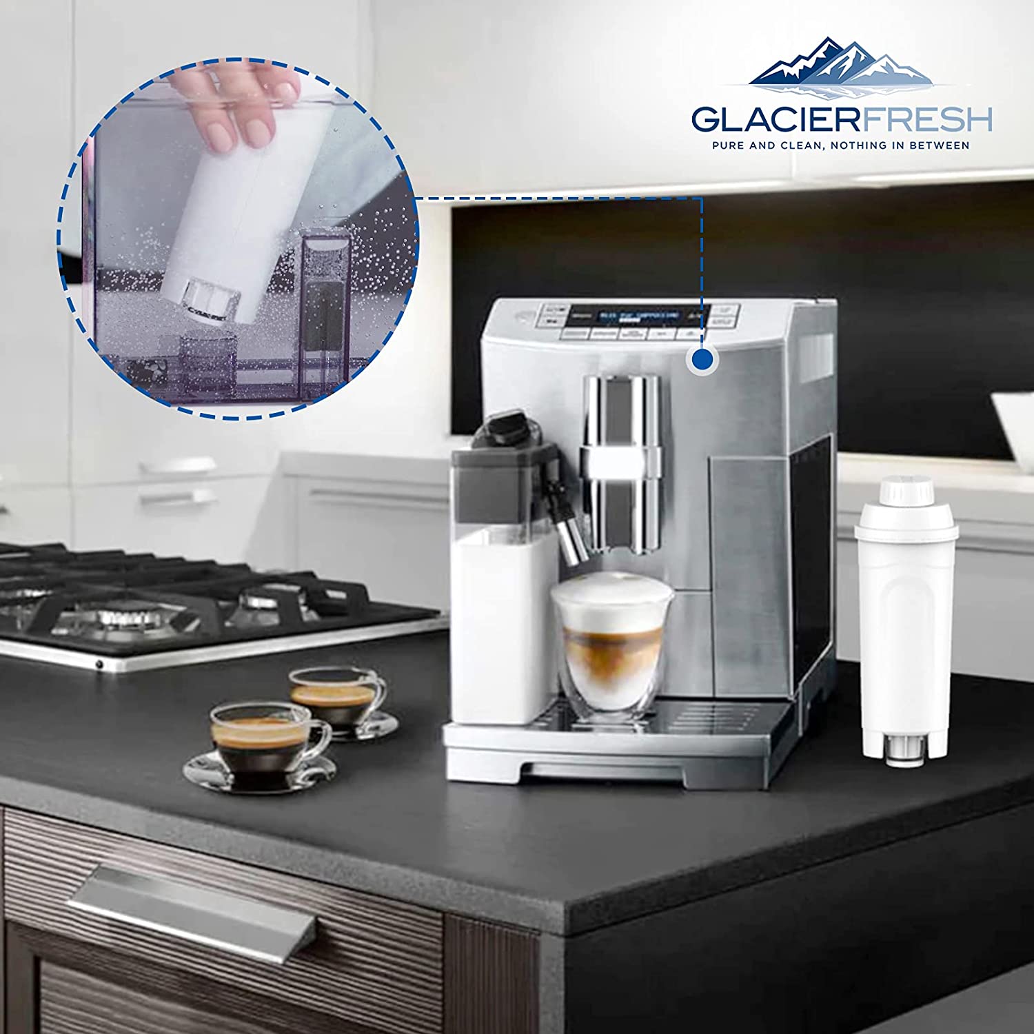 Glacier Fresh Coffee Filter for DeLonghi DLSC002
