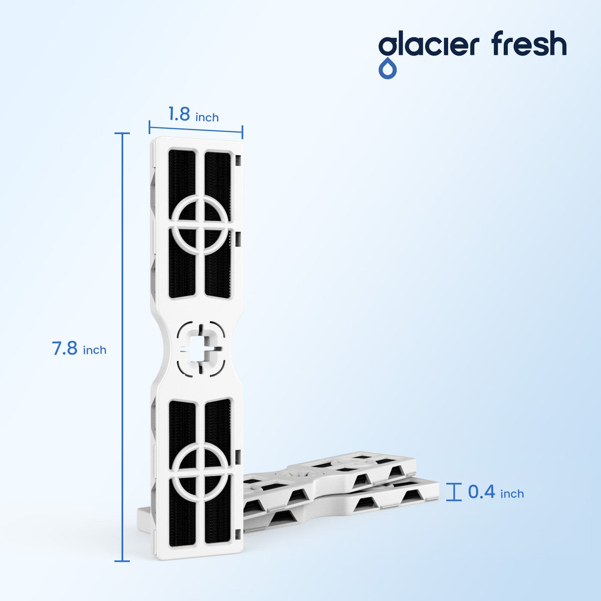 Gletscher frischer Ersatz für Frigidaire BRGPAAF2 PureAir Luftfilter, 2-Pack