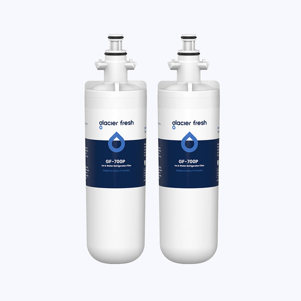 Glacier Fresh Replacement for LT700P, ADQ36006101 Refrigerator Water Filter, 2-Pack