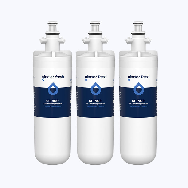 Glacier Fresh Replacement for LT700P, 46-9690 Refrigerator Water Filter, 3-Pack